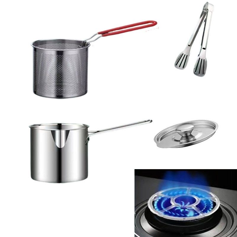 Mini Friggitrice in Acciaio In - Home Cooking Oil Filter recensione e prezzo