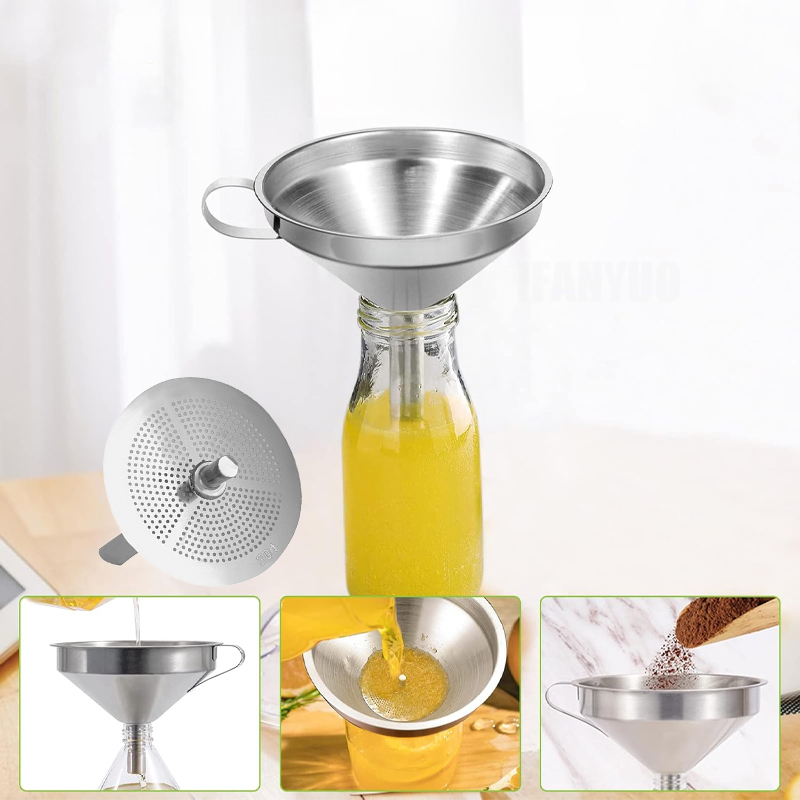 Set di Imbuti in Acciaio Inox  - Home Cooking Oil Filter recensione e prezzo