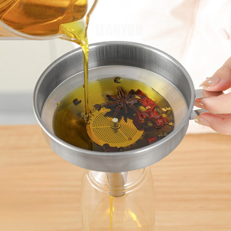 Set di Imbuti in Acciaio Inox  - Home Cooking Oil Filter recensione e prezzo